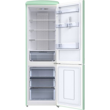 Omnys Ψυγειοκαταψύκτης Retro WNT-EPQ33025M 330lt NoFrost Υ190xΠ60,6xΒ73.5εκ. Mint
